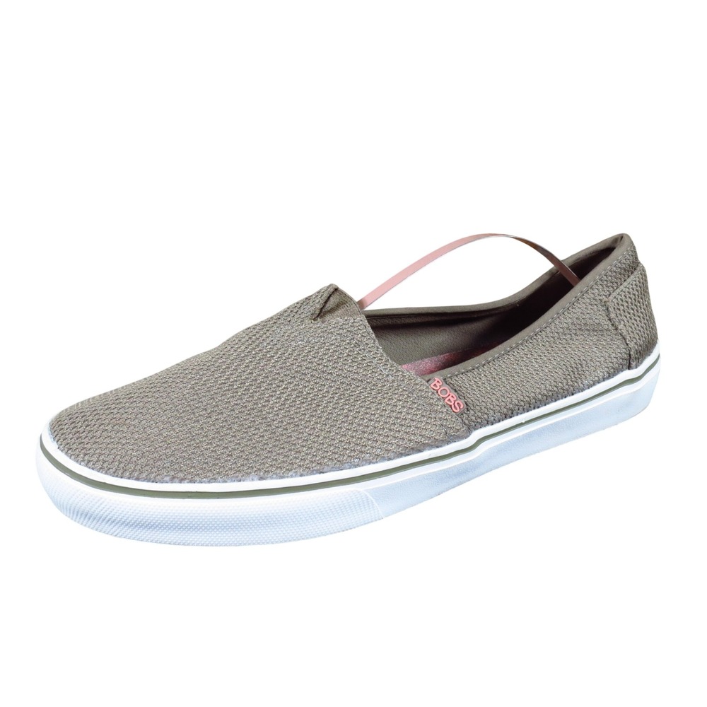 Skechers BOBS B Cute‎ Womens Slip On Sneaker Size 9 Casual Walking Olive Green